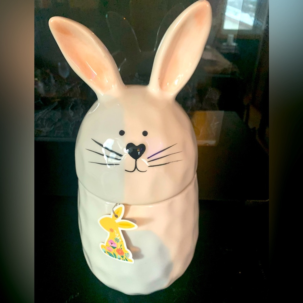 BNWT BUNNY JAR